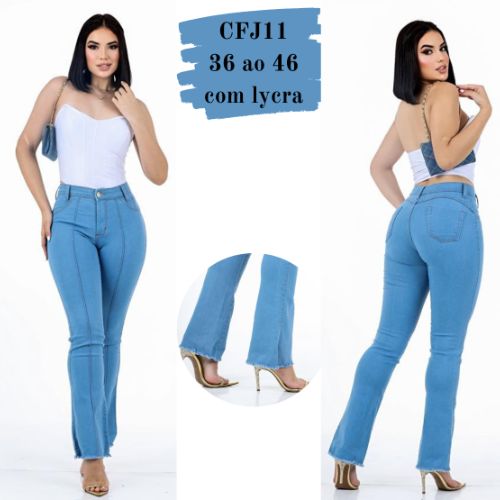 Calça Jeans Flare Feminina Stillger